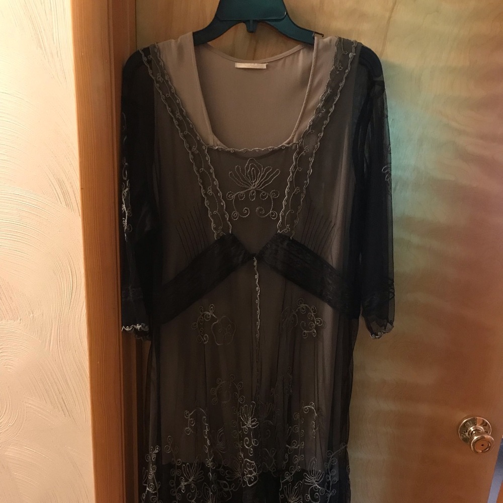 Nataya brown dressy dress